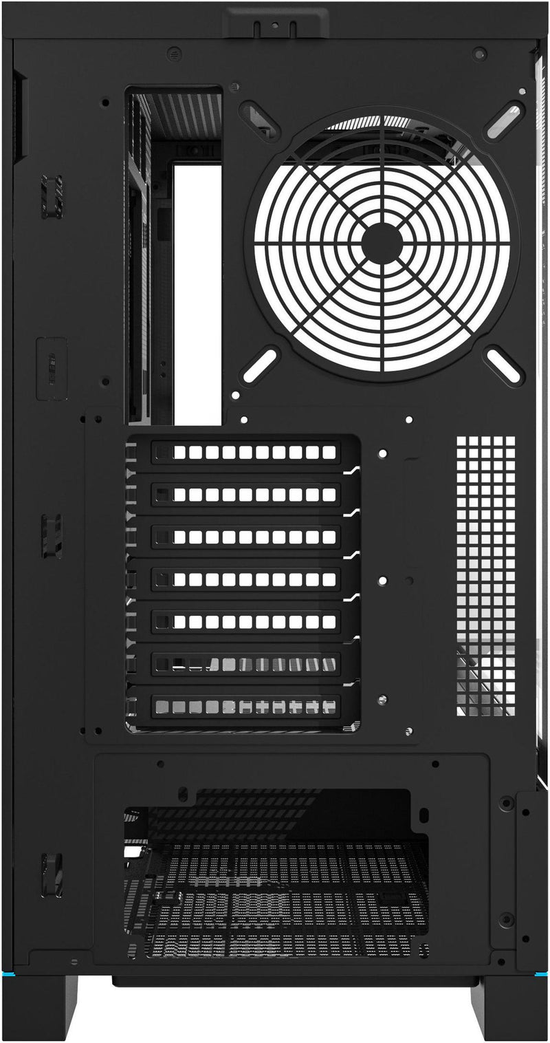 darkFlash DY451 Pro Black 黑色 玻璃全景 ATX Case 支援背插式主機板 (附前置控制顯示屏) (CA-DY451B)