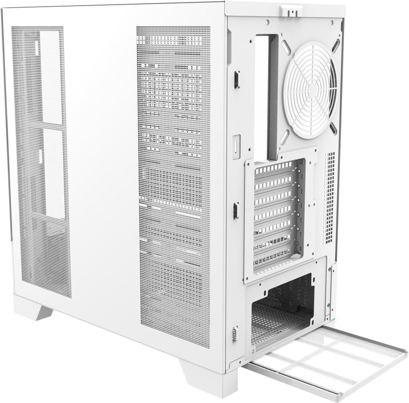 darkFlash DY451 Pro White 白色 玻璃全景 ATX Case 支援背插式主機板 (附前置控制顯示屏) (CA-DY451W)
