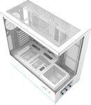 darkFlash DY451 Pro White 白色 玻璃全景 ATX Case 支援背插式主機板 (附前置控制顯示屏) (CA-DY451W)
