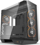 darkFlash DY470 Black 黑色 玻璃全景 ATX Case 支援背插式主機板 (附3把ARGB風扇) (CA-DY470B)