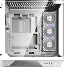 darkFlash DY470 White 白色 玻璃全景 ATX Case 支援背插式主機板 (附3把ARGB風扇) (CA-DY470W)