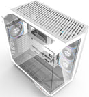 darkFlash DY470 White 白色 玻璃全景 ATX Case 支援背插式主機板 (附3把ARGB風扇) (CA-DY470W)