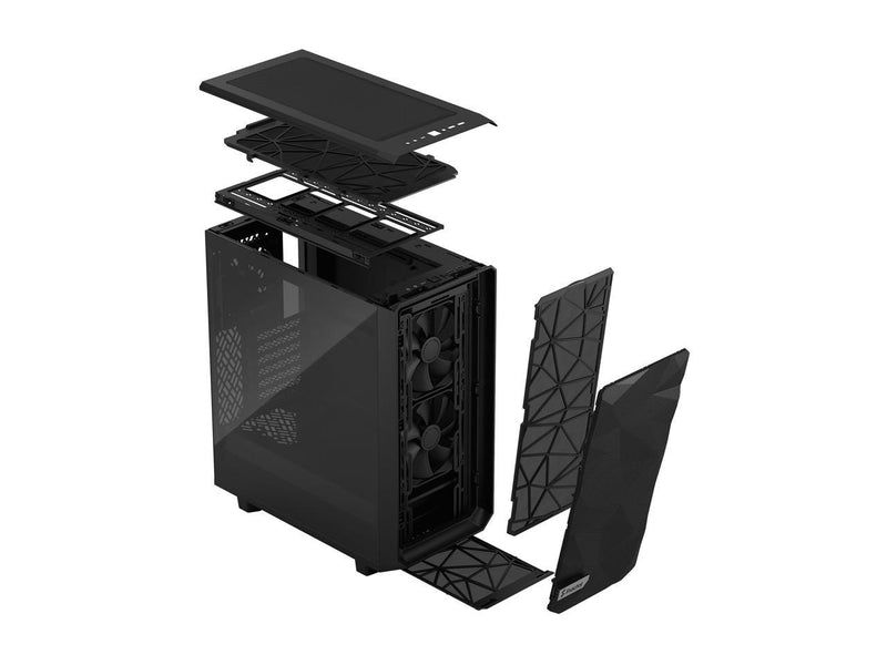 Fractal Design Meshify 2 Compact Light Black Tempered Glass ATX Case FD-C-MES2C-03