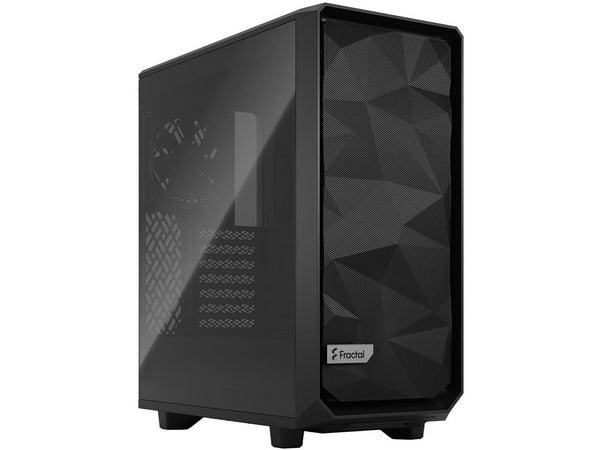 Fractal Design Meshify 2 Compact Dark Black Tempered Glass ATX Case FD-C-MES2C-02