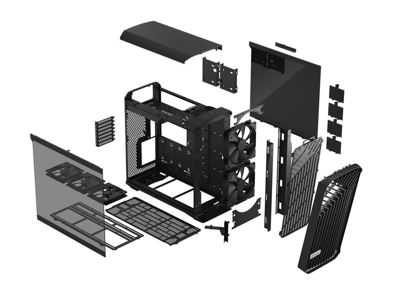 Fractal Design Torrent Black TG Light Tint ATX Case FD-C-TOR1A-01 