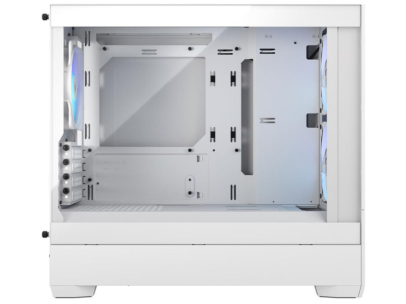 Fractal Design Pop Mini Air RGB White TG Clear Tint mATX Case FD-C-POR1M-01 