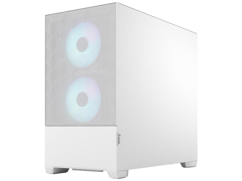 Fractal Design Pop Mini Air RGB White TG Clear Tint mATX Case FD-C-POR1M-01 