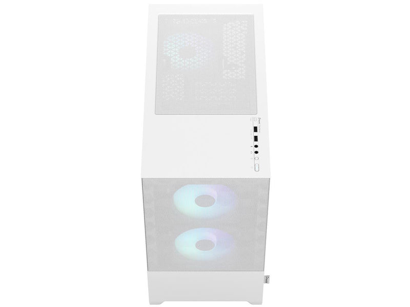 Fractal Design Pop Mini Air RGB White TG Clear Tint mATX Case FD-C-POR1M-01 