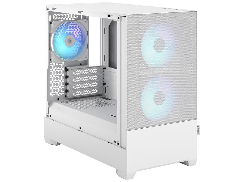 Fractal Design Pop Mini Air RGB White TG Clear Tint mATX Case FD-C-POR1M-01 