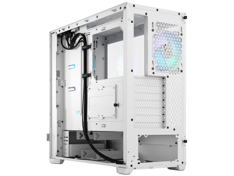 Fractal Design Pop Air RGB White Tempered Glass ATX Case FD-C-POR1A-01 