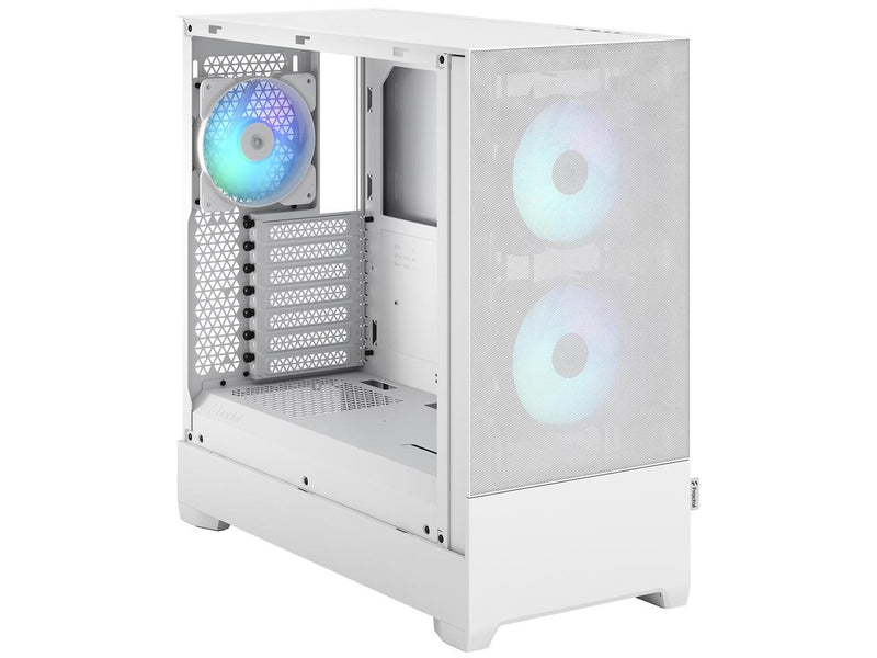 Fractal Design Pop Air RGB White Tempered Glass ATX Case FD-C-POR1A-01 