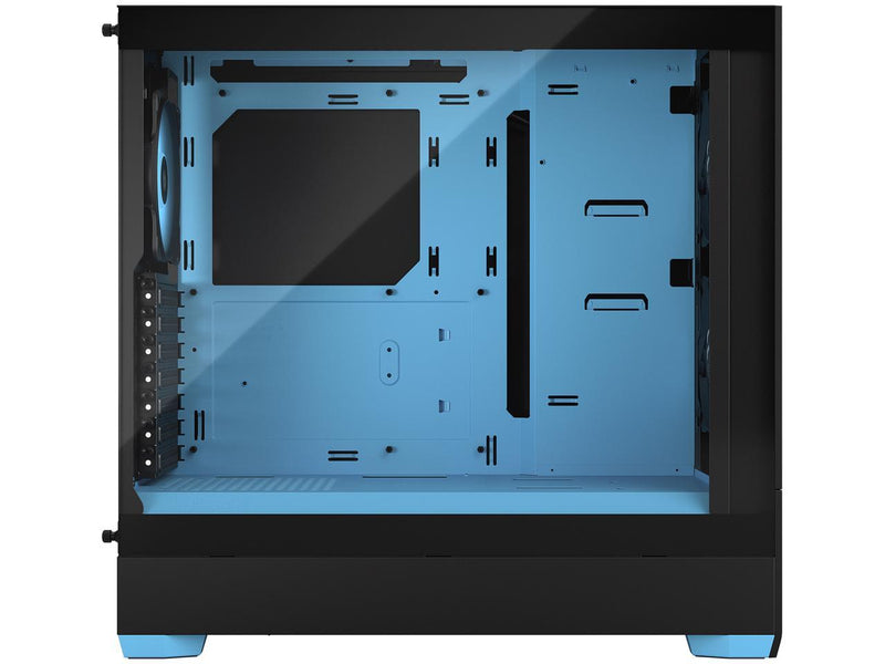 Fractal Design Pop Air RGB Black Cyan Core Black Blue Tempered Glass ATX Case FD-C-POR1A-02 