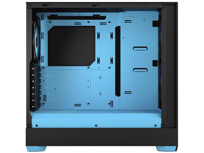 Fractal Design Pop Air RGB Black Cyan Core Black Blue Tempered Glass ATX Case FD-C-POR1A-02 