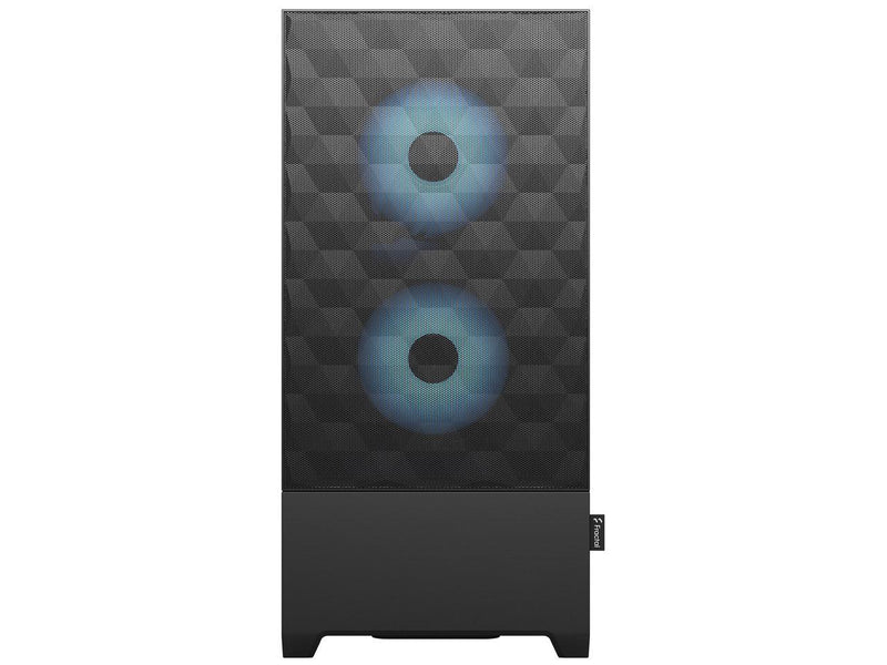 Fractal Design Pop Air RGB Black Cyan Core Black Blue Tempered Glass ATX Case FD-C-POR1A-02 