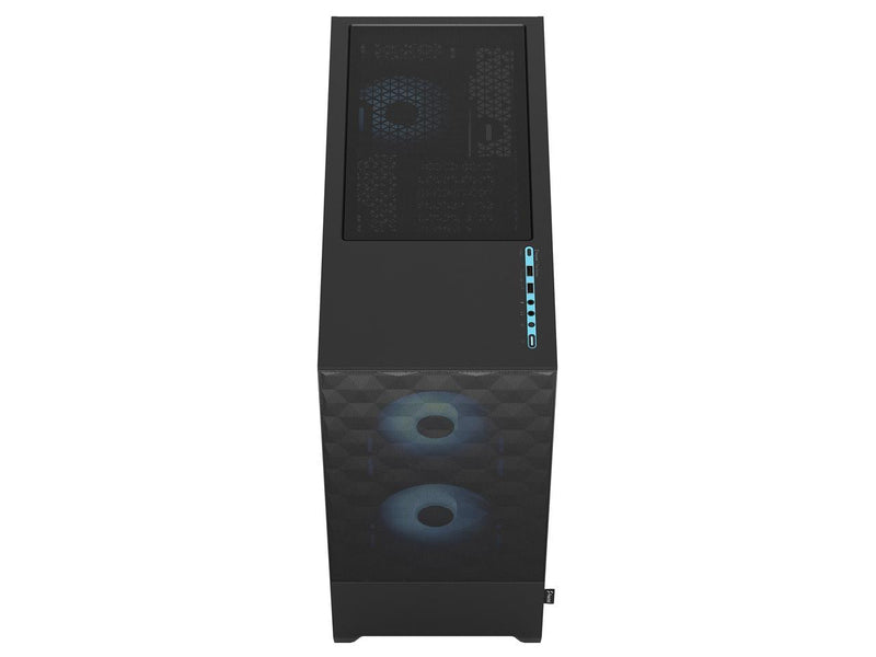 Fractal Design Pop Air RGB Black Cyan Core Black Blue Tempered Glass ATX Case FD-C-POR1A-02 