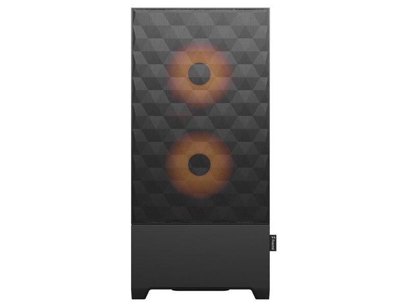 Fractal Design Pop Air RGB Black Orange Core Black Orange Tempered Glass ATX Case FD-C-POR1A-05 
