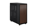 Fractal Design North Charcoal Black ATX Case with Walnut Wood Front and Mesh Side Panel FD-C-NOR1C-01