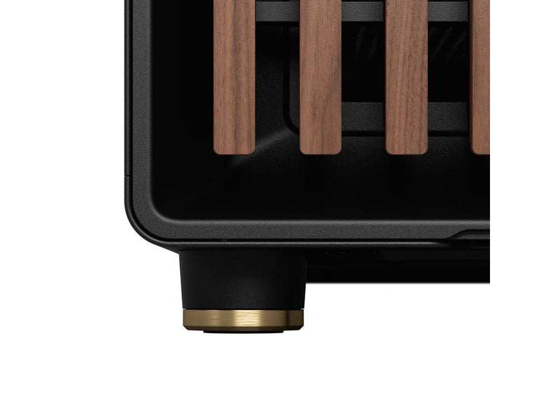 Fractal Design North Charcoal Black ATX Case with Walnut Wood Front and Mesh Side Panel FD-C-NOR1C-01