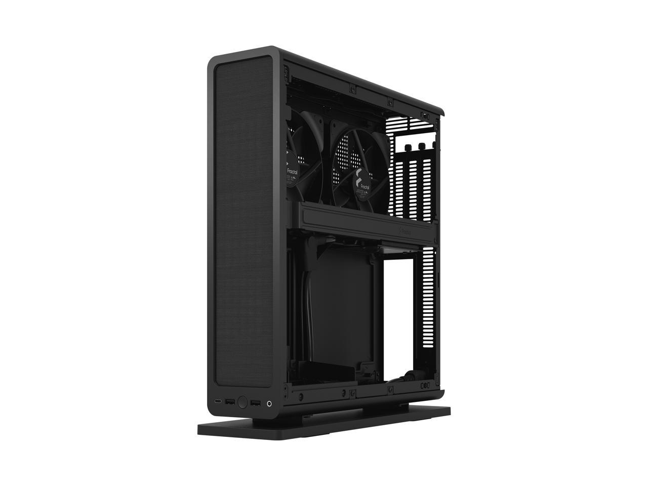 Mini Ridge Pro Fractal Design Ridge Black Mini-ITX Case with PCIe 4.0 Riser FD-C-RID1