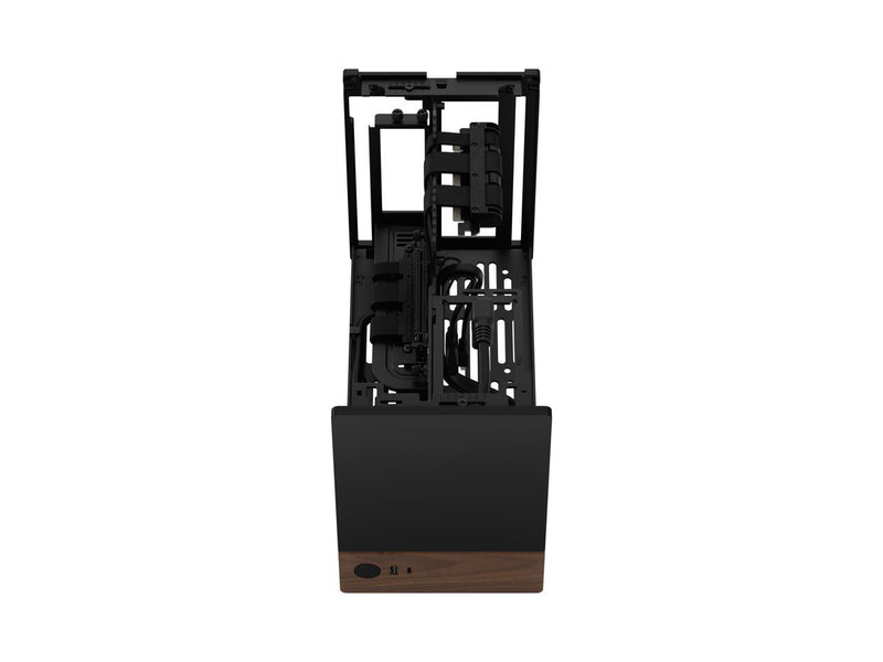 Fractal Design Terra Graphite mini-ITX Case with PCIe 4.0 Riser FD-C-TER1N-01 