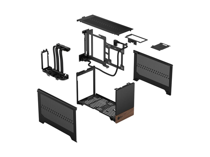 Fractal Design Terra Graphite mini-ITX Case with PCIe 4.0 Riser FD-C-TER1N-01 
