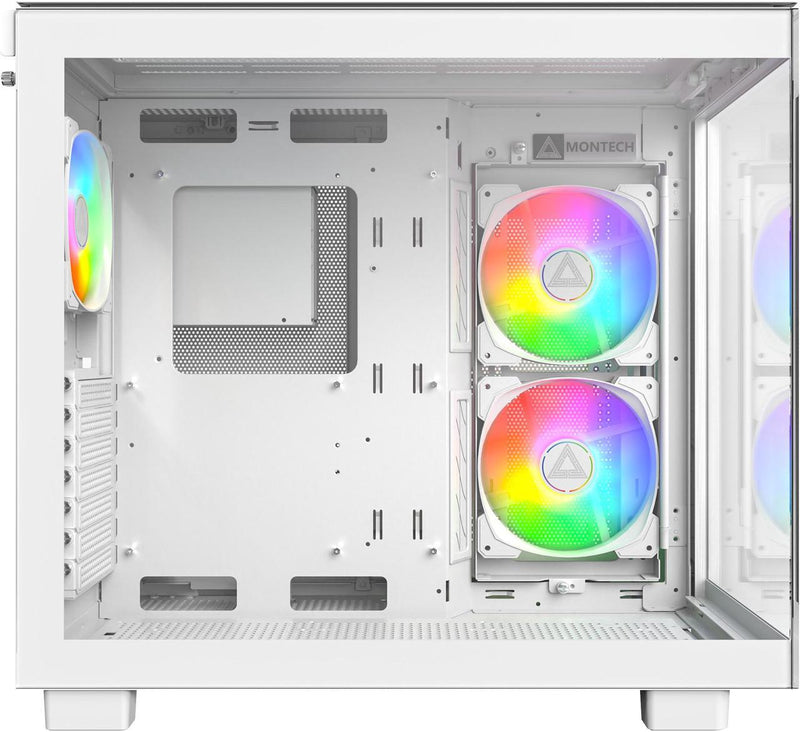 MONTECH KING 65 PRO Panoramic Side Transparent White ARGB ATX Case MO-CA-KING65-PRO-WH 