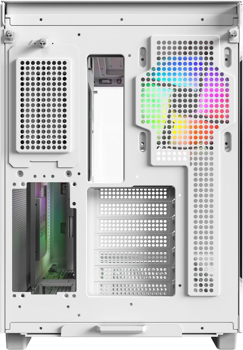 MONTECH KING 65 PRO Panoramic Side Transparent White ARGB ATX Case MO-CA-KING65-PRO-WH 