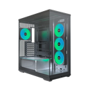 MONTECH TG3 - BLACK 黑色 ATX Case *預裝4把風扇