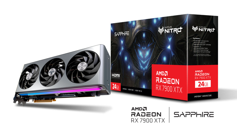 SAPPhIRE NITRO+ Vapor-X AMD Radeon RX 7900 XT 20GB GDDR6 RX7900XT-NITRO+20GD6OC