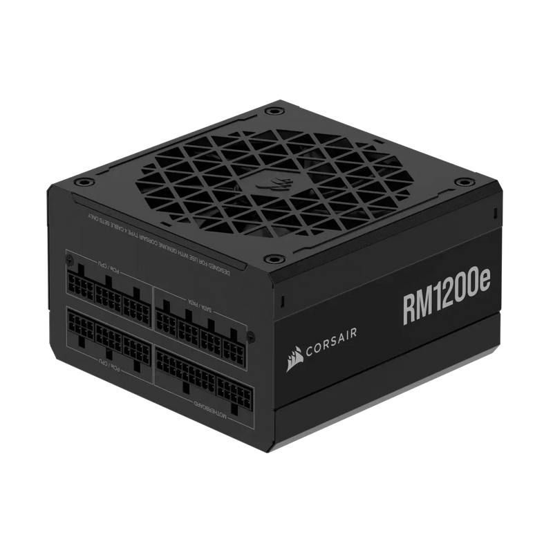 CORSAIR 1200W RM1200E-PCIE5.1 ATX 3.1 80Plus Gold Full Modular Power Supply (CP-9020258-UK)