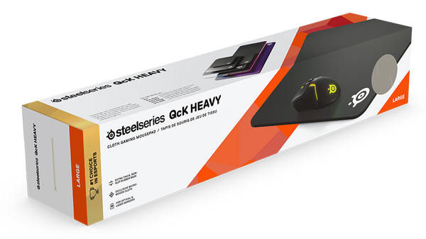 SteelSeries QcK Heavy 布質滑鼠墊- Large (63008)