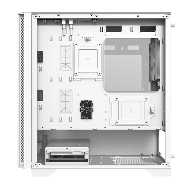 MONTECH AIR 100 ARGB White Tempered Glass MATX Case MO-CA-AIR100-ARGB-WH