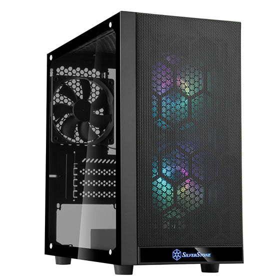 SilverStone PS15B RGB Black 黑色 Tempered Glass Micro-ATX Case SST-PS15B-RGB
