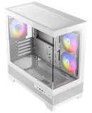 ANTEC CX500M ARGB White 白色 無立柱全景 MATX Case * 預裝3把ARGB風扇