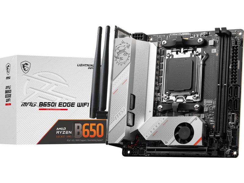 MSI MPG B650I EDGE WIFI DDR5,Socket AM5 Mini-ITX Motherboard