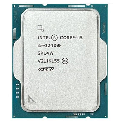 Intel Core i5-12400F Tray Processor 6C 12T LGA 1700