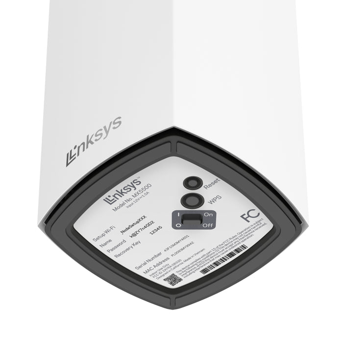 Linksys Atlas Pro 6 MX5501-AH ( 1-Pack) Dual-Band AX5400 Mesh WiFi 6 System (3 years)