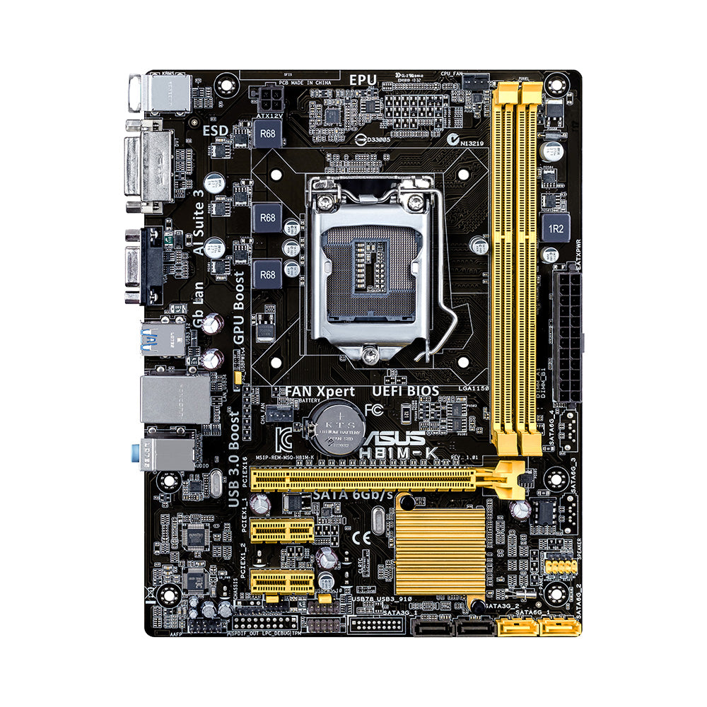 ASUS H81M-K DDR3 LGA 1150 mATX Motherboard (MB-AH81MK)