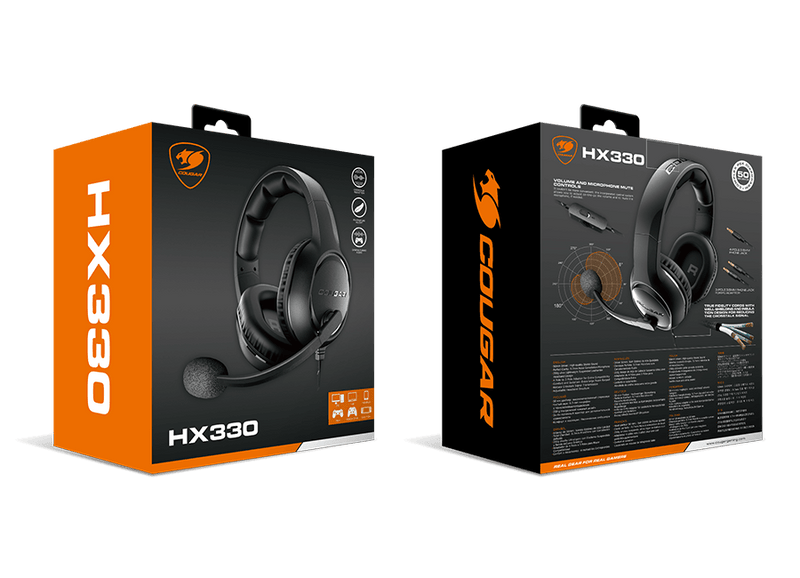 Cougar HX330 full-cover gaming headset microphone 