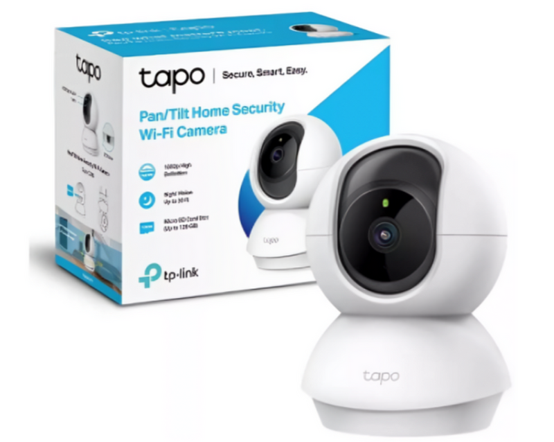 TP-Link Tapo C210 3MP Ultra HD Pan/Tilt Home Security WiFi Surveillance IP Camera CCTV (1件裝)