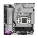 GIGABYTE B650M AORUS ELITE AX ICE DDR5,Socket AM5 mATX Motherboard 白色主機板