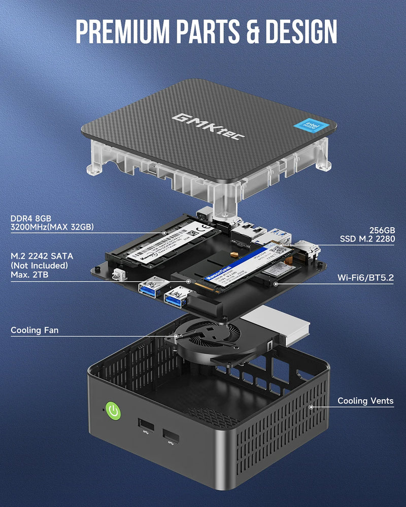 GMKtec NucBox G3 PLUS (16G+512G SYSTEM) Mini PC (Intel Processor N150 GMKtec NucBox G3 PLUS (16G+512G SYSTEM) Mini PC (Intel Processor N150