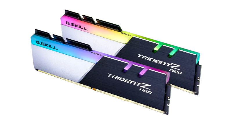 G.SKILL 32GB Kit (2x16GB) Trident Z Neo F4-3600C16D-32GTZNC RGB DDR4 3600MHz Memory