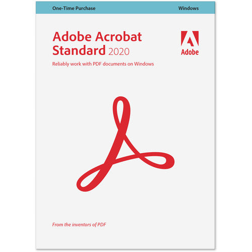 English Adobe Acrobat Standard 2020 for Windows/Mac BOX