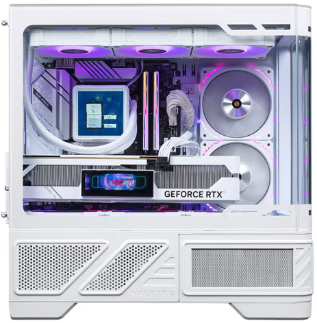Vk03 VALKYRIE VK03-M LITE White 白色 MATX Case (270度全視線無柱設計)