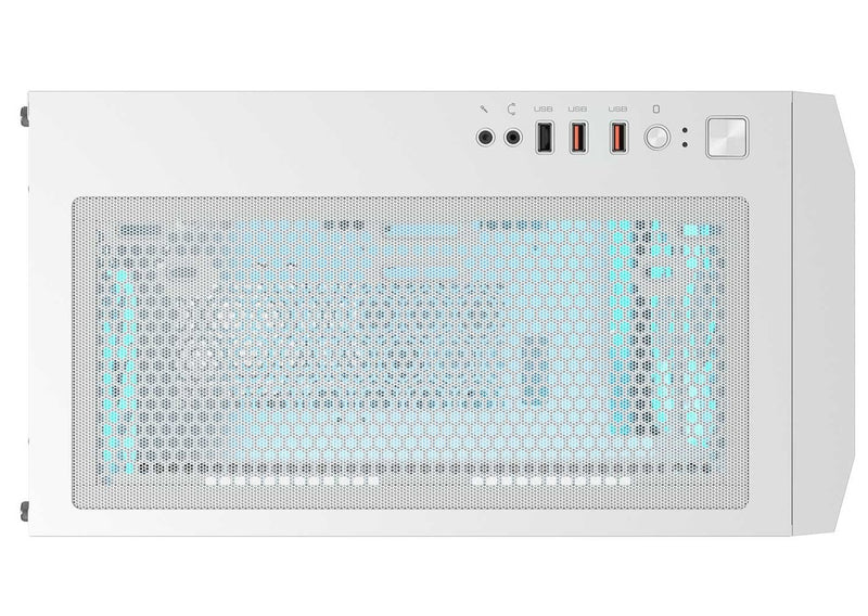 Cougar Uniface Mini RGB White White Tempered Glass Micro-ATX Case 