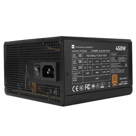 Thermalright 450W TB450S 80Plus Bronze Power Supply 