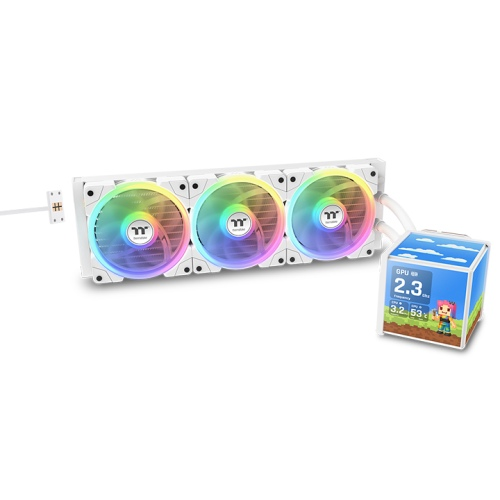 Thermaltake MINICUBE 360 Ultra 白色 360mm Liquid CPU Cooler (TH-TMC36UW)