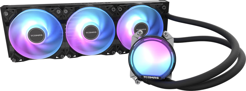 TCOMAS SJ-A080 360mm ARGB Black CPU Liquid Cooler (TH-TA0803B)