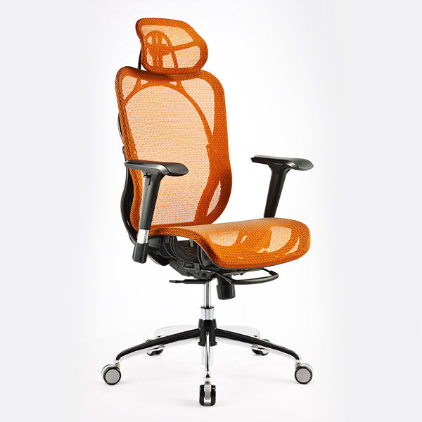 i-rocks T05 (coral orange) ergonomic mesh chair-GC-T05OR (direct delivery from agent)